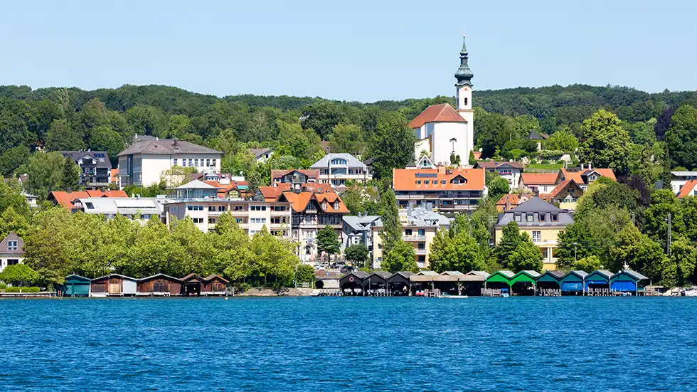 Starnberg vom See aus